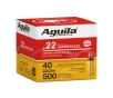 AGUILA  22 LR 40Gr Copper-Plated Solid Point 500rd Box Ammo  1B221115 