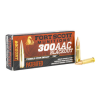 FORT SCOTT MUNITIONS TUI 300 Blackout Solid Copper Spun 115Gr 20rd Box Rifle Ammo  300-115-SCV 