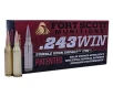 FORT SCOTT MUNITIONS  243 Win TUI 58Gr SCS 20rd Box Ammo  243-058-SCV 