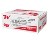 WINCHESTER AMMO USA White Box 5 56mm M193 55gr FMJ 500rd Rifle Ammo  WM193500 