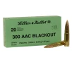 SELLIER   BELLOT 300 Blackout 147 Grain FMJ Ammo 20 Round Box  SB300BLKB 