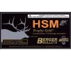 HSM Trophy Gold  300 Weatherby Magnum 210Gr BTHP 20rd Box Ammo  BER300WBY210 