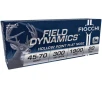 FIOCCHI Field Dynamics 45-70 Govt 20 Rd Box Rifle Ammo  4570B 