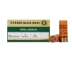 SELLIER   BELLOT Rubber Buckshot 12 Gauge 2 63in Less Lethal Ammo  25 Round Box  SB12RSA 