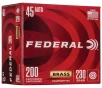 FEDERAL Champion Training 45 Auto 230 Grain 890 fps Full Metal Jacket Ammo  200 rd Box  WM52332 