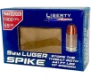 LIBERTY AMMUNITION Spike 9mm 20rd 55gr Ammo  LA-SPI9MM-55-2000 
