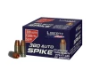LIBERTY AMMUNITION Spike  380 Auto 55gr Solid 20rd Box Handgun Ammo  LA-SPI380-55-1500 