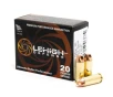 WILSON COMBAT 10mm 150gr Lehigh Defense Xtreme Defense 20 Box Handgun Ammo  LA10-150-XD 