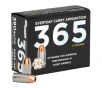 SIG SAUER 365 Everyday Carry  380 Auto 90gr V-Crown JHP 20 Box Handgun Ammo  E380A1-365-20 