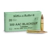 Sellier   Bellot  300 Blackout Subsonic Ammo 200gr FMJ 20 Rounds - SB300BLKSUBA