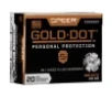 Speer Gold Dot Personal Protection  380 ACP Ammo 90gr HP 20 Rounds - 23606GD