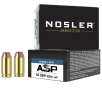 Nosler ASP  40 S W Ammo 180gr JHP 20 Rounds - 51279