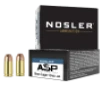 Nosler ASP 9mm Luger Ammo 124gr JHP 20 Rounds - 51286