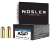 Nosler ASP 9mm Luger Ammo 115gr JHP 20 Rounds - 51285