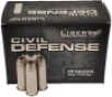 Liberty Ammunition Civil Defense  38 Special Ammo 50gr HP 20 Rounds - LA-CD-38-025