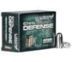 Liberty Ammunition Civil Defense  40 S W Ammo 60gr HP 20 Rounds - LA-CD-40-012