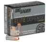 Sig Sauer Elite V-Crown 9mm Luger Ammo 115gr JHP 20 Rounds - E9MMA1-20