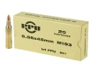 PPU RIFLE AMMO M193 5 56 NATO 55GR 1000RD CASE
