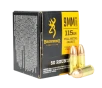 BROWNING 9MM 115GR FMJ