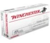 Winchester Ammo USA45JHP USA 45 ACP 230 gr Jacket Hollow Point 50 Per Box  10 Case