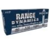 Fiocchi 40SWA Range Dynamics 40 SW 170 gr Full Metal Jacket Truncated Cone 50 Per Box  20 Cs