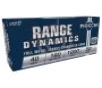 Fiocchi 40SWD Range Dynamics 40 SW 180 gr Full Metal Jacket Truncated Cone 50 Per Box  20 Cs