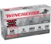 Winchester Ammo XB12300 Super X 12 Gauge 3 in 15 Pellets 00 Buck Shot 5 Bx  50 Case
