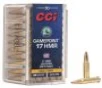 CCI 0052 Gamepoint 17 HMR 20 gr Jacketed Soft Point 50 Per Box  40 Cs
