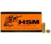 HSM 10MM8N Training 10mm Auto 200 gr Full Metal Jacket 50 Per Box  20 Cs