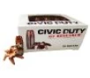 G2 Research G00617 Civic Duty 45 ACP  P 168 gr Copper Expansion Projectile 20 Per Box  25 Cs