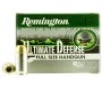 Remington Ammunition 28971 Ultimate Defense Full Size Handgun 45 ACP 185 gr Brass Jacket Hollow Point 20 Per Box  25 Case