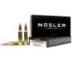 Nosler 43136 Match Grade 338 Lapua Mag 300 gr Custom Competition Hollow Point Boat Tail 20 Per Box  10 Cs
