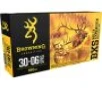 Browning Ammo B192430061 BXS Copper Expansion 30-06 Springfield 180 gr Lead Free Solid Expansion Polymer Tip 20 Per Box  10 Cs