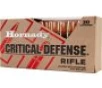 Hornady 80920 Critical Defense 308 Win 155 gr Flex Tip eXpanding 20 Per Box  10 Cs