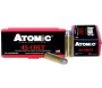 Atomic Ammunition 00434 Cowboy Action Precision Craft 45 Colt 200 gr Lead Round Nose Flat Point 50 Per Box  10 Cs