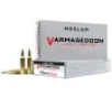 Nosler 65105 Varmageddon 17 Rem 20 gr Flat Base Tipped 20 Per Box  20 Cs