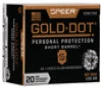 Speer Gold Dot Personal Protection  357 Mag  135gr  Hollow Point Short Barrel  20rd Box