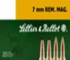 Sellier   Bellot 7mm Rem Mag  173gr  Soft Point Cut-Through Edge  20rd Box