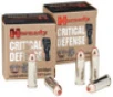 Hornady Critical Defense  44 Special 165gr  Flex Tip Expanding Nickel Case Hollow Point 20rd Box
