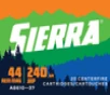 Sierra Outdoor Master 44 Rem Mag  240gr  JHP  20rd Box