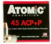 Atomic Ammunition Precision 45 ACP  P  185gr  Bonded Match HP  20Bx 10Cs
