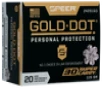 Speer Gold Dot Personal Protection 30 Super Carry  100gr  Hollow Point  20rd Box