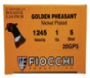 Fiocchi Golden Pheasant 20 Ga  2 75   1oz  1245 FPS  5 Shot  25rd Box