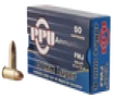 PPU Ammunition Defense 9mm  124gr  Full Metal Jacket  50Bx 20Cs
