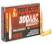 Fort Scott 300 Blackout  115gr  Tumble Upon Impact  Solid Copper Spun  20rd Box