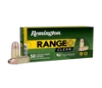Remington Range 9mm  115gr  Flat Nose Enclosed Base  50rd Box