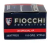 Fiocchi Extrema  38 S W Special  P 110gr  XTP Hollow Point 25rd Box