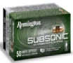 Remington Subsonic 22 LR 40gr  Plated Hollow Point  50rd Box