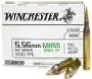 Winchester M855 5 56x45mm  62gr  Full Metal Jacket  20rd Box
