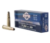 PPU PP375F Metric Rifle 7 62x39mm 123gr  Soft Point  20rd Box